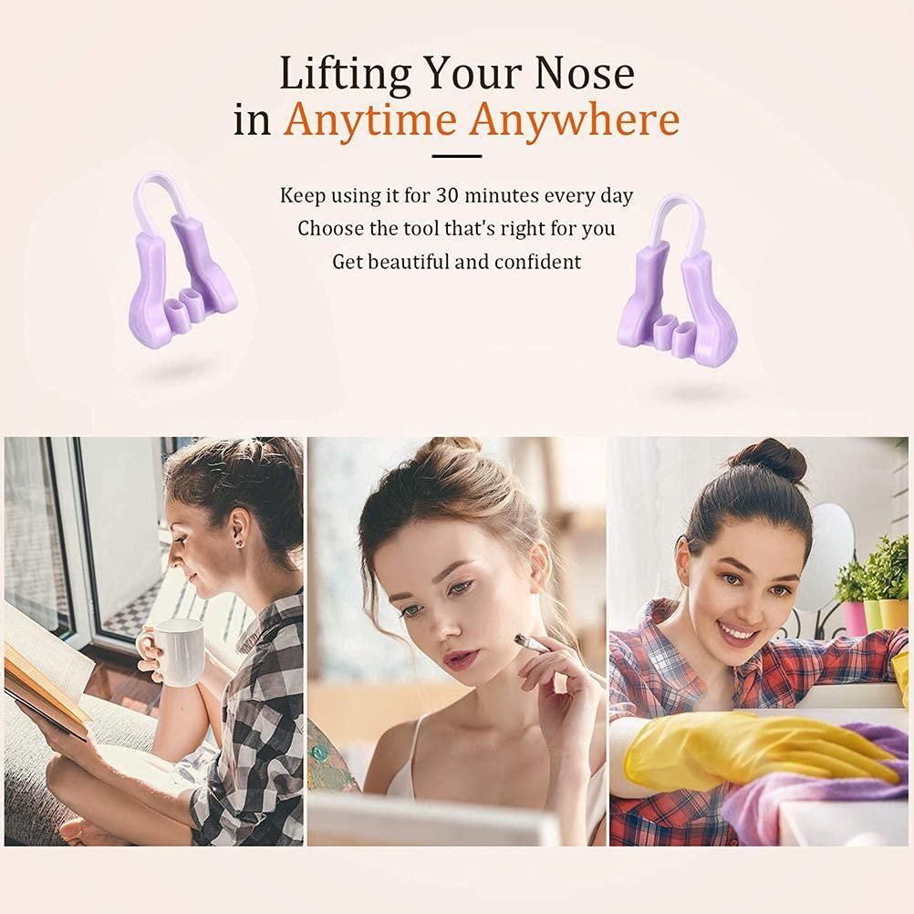 Magic Nose Shaper Clip Nose Lifting Shaper Shaping Bridge Nose Straightener Silicone Nose Slimmer No Painful Hurt Beauty Tools