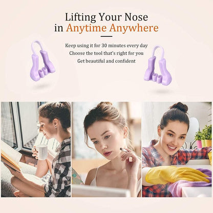 Magic Nose Shaper Clip Nose Lifting Shaper Shaping Bridge Nose Straightener Silicone Nose Slimmer No Painful Hurt Beauty Tools