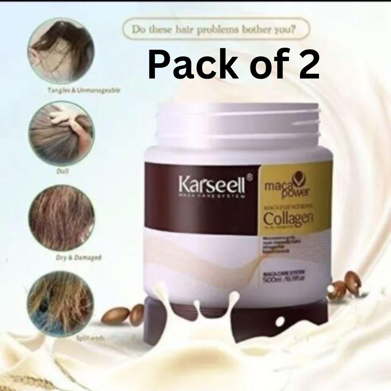 Karseell Maca Power Collagen Hair Mask 100ml (Pack of 2).